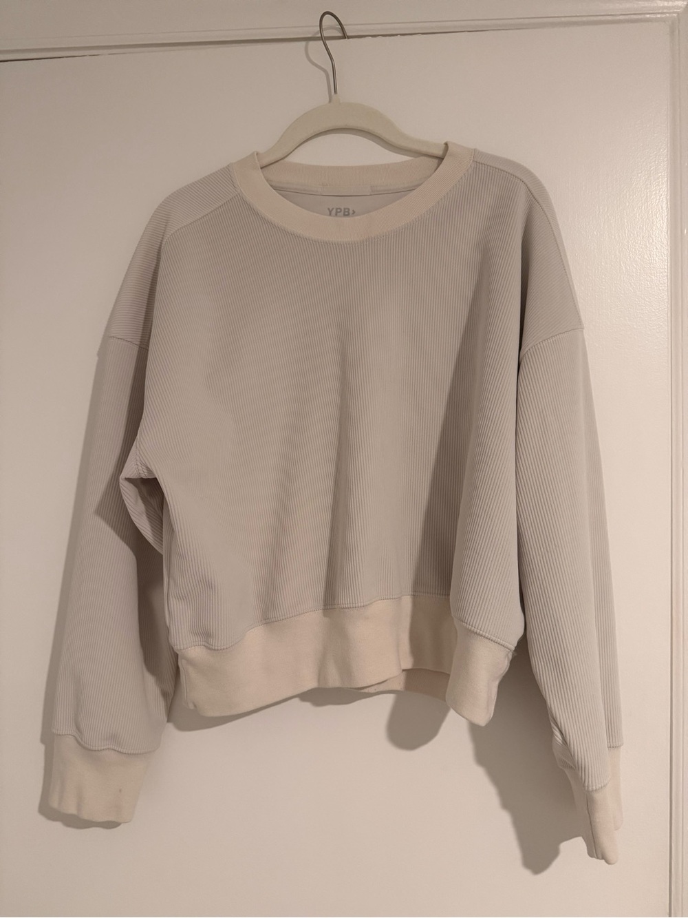Abercrombie & Fitch YPB Ribbed Crew Sweatshirt Size S